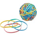WIHEDÜ Gummibänder 6 cm 100 g farbig