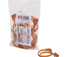 WIHEDÜ Gummibänder 18 cm 20 St. transparent