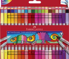 FABER-CASTELL Filzstifte Mehrfarbig 1.0 + 3.0 + 5.0 mm