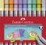 FABER-CASTELL Filzstifte Mehrfarbig 1.0 + 3.0 + 5.0 mm