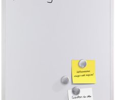 Whiteboard 90,0 x 60,0 cm lackierter Stahl weiß