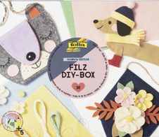 folia Bastelfilz-Set mehrfarbig