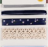 folia Geschenkbänder Blue Velvet blau