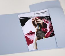 PAGNA Eckspanner Pastel Eco DIN A4 graublau