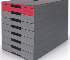 DURABLE Schubladenbox 776303  DIN C4 25,0 x 36,5 x 32,2 cm