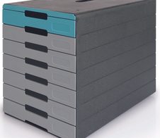 DURABLE Schubladenbox 776306  DIN C4 25,0 x 36,5 x 32,2 cm