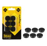 Idena Magnete Ø 2,4 x 0,7 schwarz