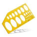ARISTO Zeichenschablone orange-transparent