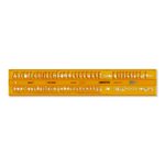 ARISTO Zeichenschablone gelb-transparent