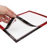 magnetoplan Magnetrahmen selbstklebend A4 rot