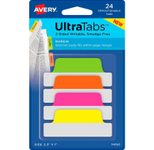 AVERY Zweckform UltraTabs Schmal Haftmarker 6,4 x 2,5 cm, farbsortiert