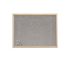 Zeller Pinnwand 60,0 x 40,0 cm Leinen grau