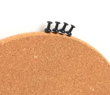 Zeller Pinnwand 30 x 30 cm Kork braun