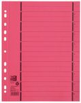 OXFORD Trennblätter DIN A4 250 g/m² rot