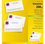 SIGEL Visitenkarten 200 g/m² satiniert hochweiß