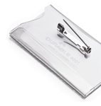 DURABLE Namensschilder transparent 7.5 cm x 4 cm