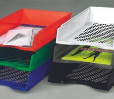 bene Briefablage DIN C4 grau