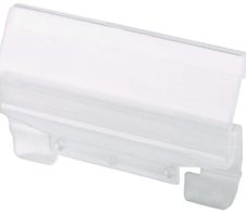 Vollsichtreiter Kunststoff transparent