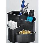 helit Stiftehalter 14,0 x 14,0 x 10,0 cm schwarz