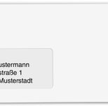dots Briefumschläge DIN lang mit Fenster selbstklebend