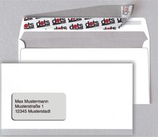 dots Briefumschläge DIN lang mit Fenster haftklebend