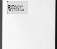 dots Papprückwandtaschen DIN C4 weiß