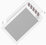 dots Papprückwandtaschen DIN C4 weiß