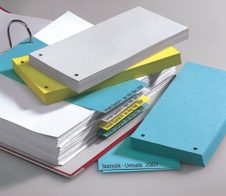 dots Trennstreifen 130 g/m² gelb