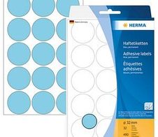 HERMA Klebepunkte Ø 32,0 mm blau