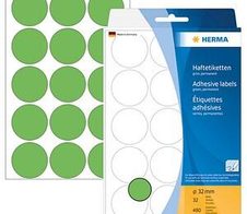 HERMA Klebepunkte Ø 32,0 mm grün