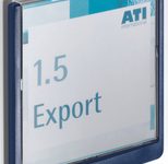 DURABLE Türschild 14,9 x 14,85 cm dunkelblau