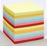 folia Notizzettel geleimt 9 cm  x 9 cm farbsortiert