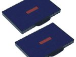 trodat Ersatzstempelkissen 8,5 x 5,5 cm blau/rot