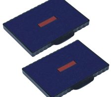 trodat Ersatzstempelkissen 8,5 x 5,5 cm blau/rot