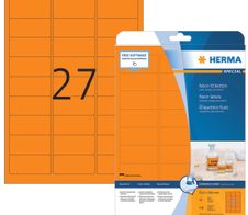 HERMA Etiketten 5141 orange 63,5 x 29,6 mm
