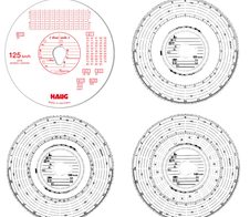 HAUG Tachoscheiben 125kmh Combi