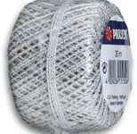 PRÄSENT Kordel Wolga 2 mm x 20 m silber