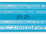 STAEDTLER Schriftschablone Mars® 572 FL blau
