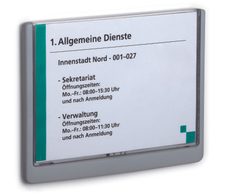 DURABLE Türschild 21,0 x 14,85 cm grafit