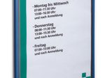 DURABLE Türschild 21,0 x 29,7 cm dunkelblau