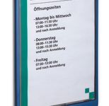 DURABLE Türschild 21,0 x 29,7 cm dunkelblau