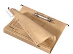 FALKEN Hängesammler DIN A4 4 cm natronbraun