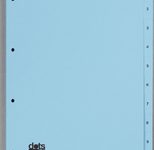 dots Ordnerregister Vollformat 1-10 DIN A4