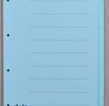 dots Ordnerregister Vollformat blanko DIN A4