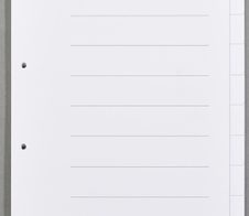 dots Ordnerregister Vollformat blanko DIN A4