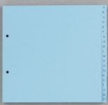 dots Ordnerregister Halbformat, Überbreite A-Z DIN A4