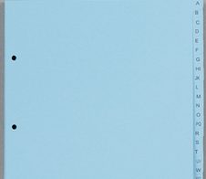 dots Ordnerregister Halbformat, Überbreite A-Z DIN A4