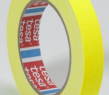 tesa Gewebebänder 19 mm x 25 m neongelb