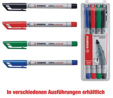 STABILO OHPen universal Folienstifte 0.4 mm Schwarz