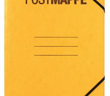 PAGNA Eckspanner Postmappe DIN A4 gelb